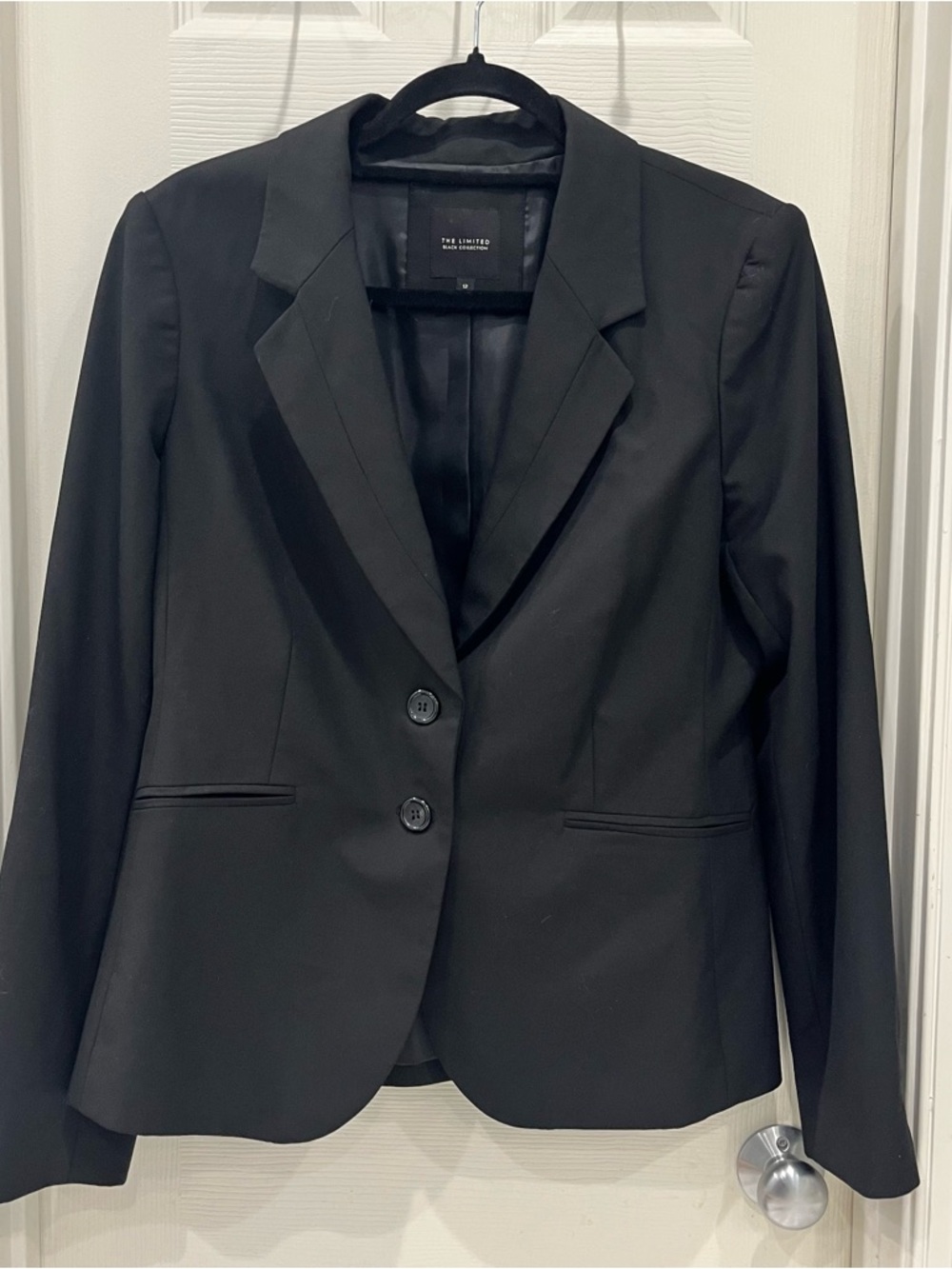 The Limited Black Two-Button Tailored Blazer